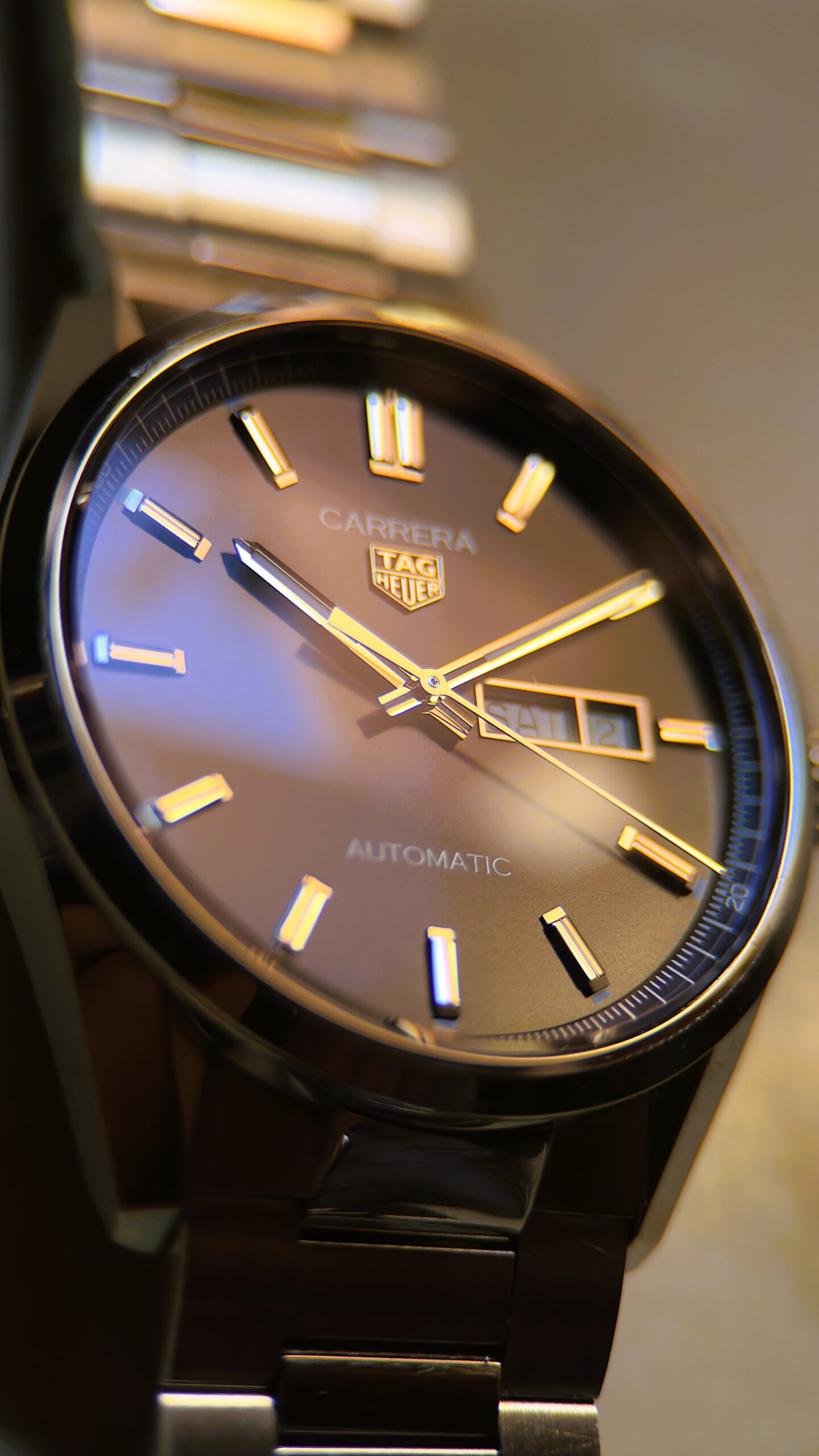 TAG Heuer Carrera Automatic Day-Date Calibre 5 - WBN2012.BA0640 - Image 3